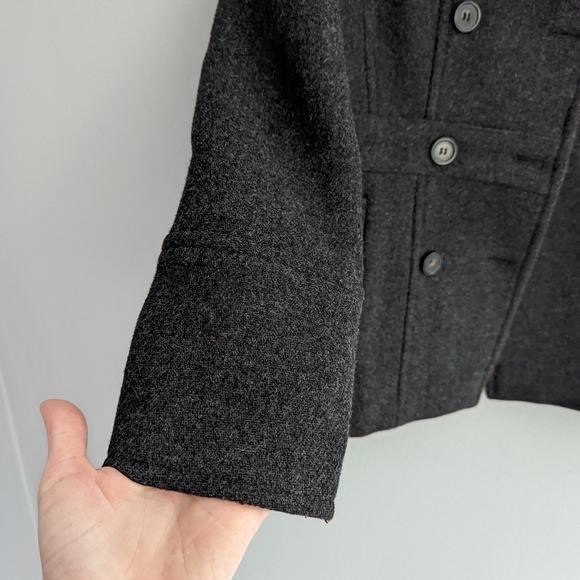 J. Crew Stadium Cloth by Nello Gori Wool Jacket Size 4 - Picture 5 of 8